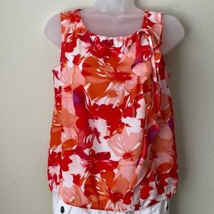 Women’s LOFT Petite Red Floral top